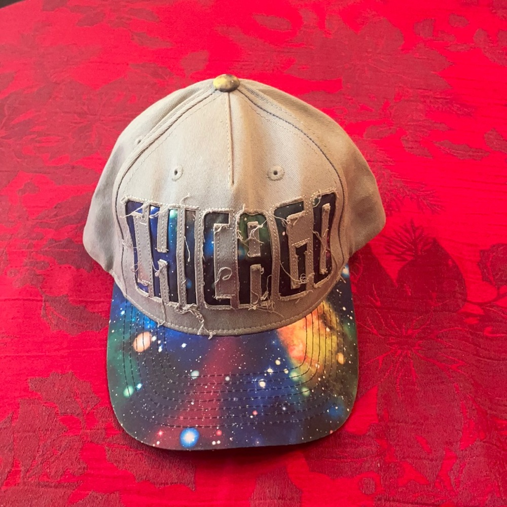 Chicago city galaxy universe stars SnapBack hat used